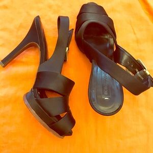 Black BCBG sandals